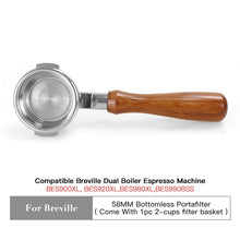 Load image into Gallery viewer, 58mm Bottomless Portafilter for Breville