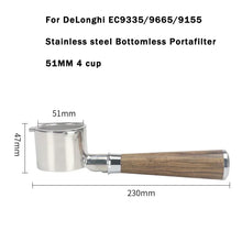 Load image into Gallery viewer, 51mm Bottomless Portafilter for DeLonghi