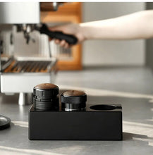 Load image into Gallery viewer, 51-58mm BLACK Coffee Tamper Station