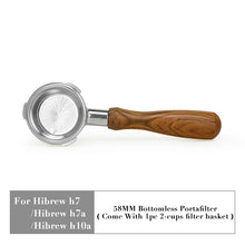 Load image into Gallery viewer, 58mm Bottomless Portafilter For Hibrew