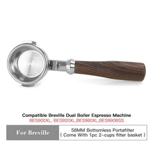 Load image into Gallery viewer, 58mm Bottomless Portafilter for Breville