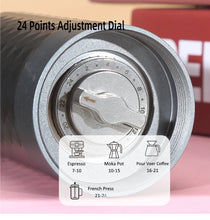 Load image into Gallery viewer, Manual Coffee Grinder Stainless Steel