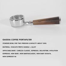 Load image into Gallery viewer, 58mm Coffee Bottomless Portafilter For GAGGIA