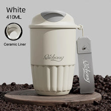 Load image into Gallery viewer, Lichong 410ml Ceramic Liner Thermos Coffee Cup