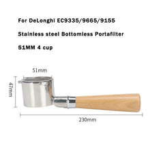 Load image into Gallery viewer, 51mm Bottomless Portafilter for DeLonghi