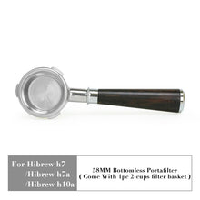 Load image into Gallery viewer, 58mm Bottomless Portafilter For Hibrew