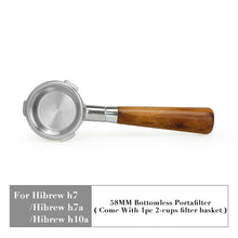 Load image into Gallery viewer, 58mm Bottomless Portafilter For Hibrew