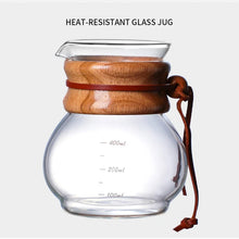 Load image into Gallery viewer, Glass Coffee Dripper Pot
