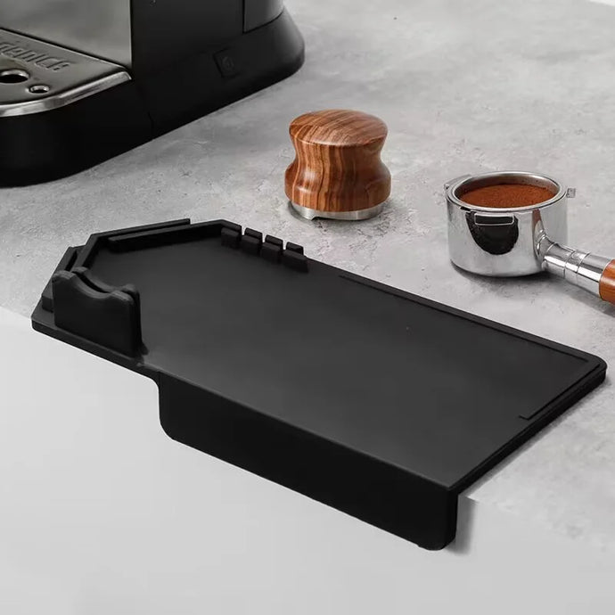 Silicone coffee tamper mat organizer