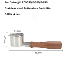 Load image into Gallery viewer, 51mm Bottomless Portafilter for DeLonghi
