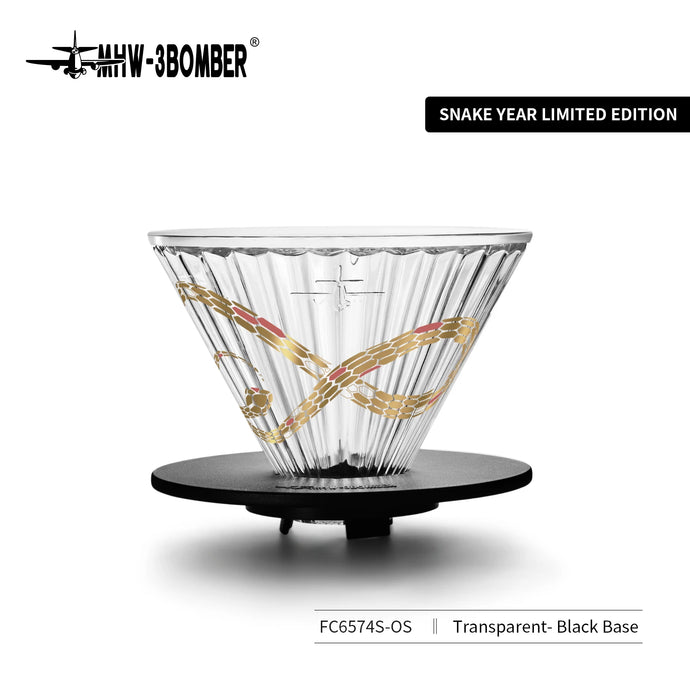 MHW-3BOMBER Glass Pour Over Coffee Dripper