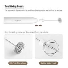 Load image into Gallery viewer, Milk Frother 2-in-1 USB Rechargeable
