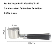 Load image into Gallery viewer, 51mm Bottomless Portafilter for DeLonghi
