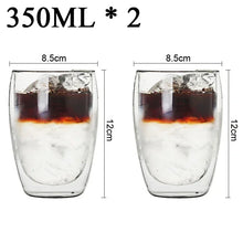 Load image into Gallery viewer, Double Wall Glass Mug
