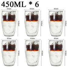 Load image into Gallery viewer, Double Wall Glass Mug
