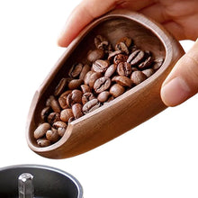 Load image into Gallery viewer, Solid Wood Walnut Coffee Bean Scoop
