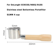 Load image into Gallery viewer, 51mm Bottomless Portafilter for DeLonghi
