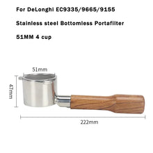 Load image into Gallery viewer, 51mm Bottomless Portafilter for DeLonghi
