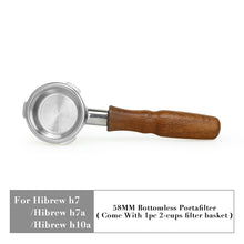 Load image into Gallery viewer, 58mm Bottomless Portafilter For Hibrew
