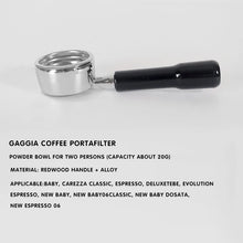Load image into Gallery viewer, 58mm Coffee Bottomless Portafilter For GAGGIA
