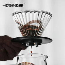 Load image into Gallery viewer, MHW-3BOMBER Glass Pour Over Coffee Dripper
