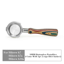 Load image into Gallery viewer, 58mm Bottomless Portafilter For Hibrew

