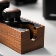 Load image into Gallery viewer, 51-58mm MHW-3BOMBER Wood portafilter tamping station
