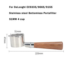 Load image into Gallery viewer, 51mm Bottomless Portafilter for DeLonghi
