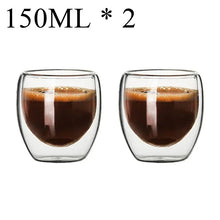 Load image into Gallery viewer, Double Wall Glass Mug

