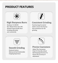 Load image into Gallery viewer, Manual Coffee Grinder Stainless Steel

