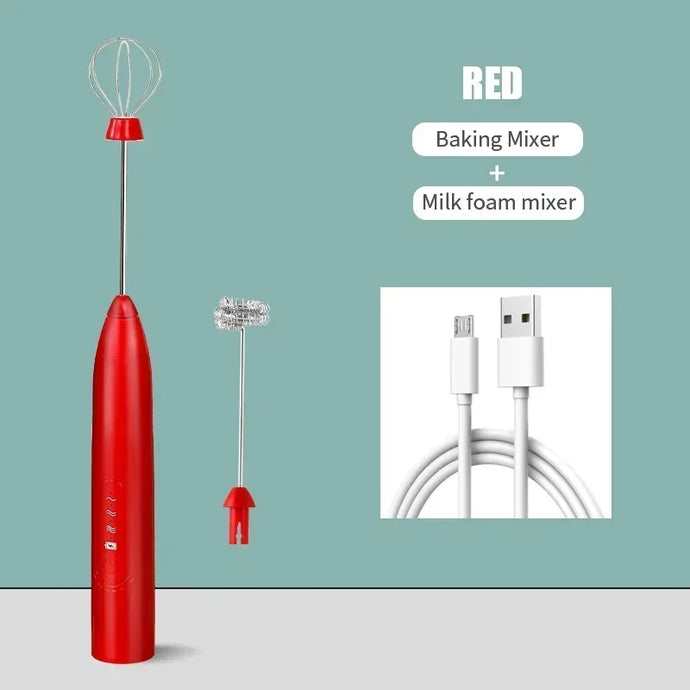 Milk Frother 2-in-1 USB Rechargeable