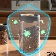 Load image into Gallery viewer, Multi Capacity Manual Vacuum Coffee Bean Storage Sealed Jar
