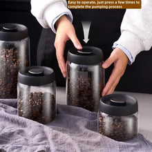 Load image into Gallery viewer, Multi Capacity Manual Vacuum Coffee Bean Storage Sealed Jar
