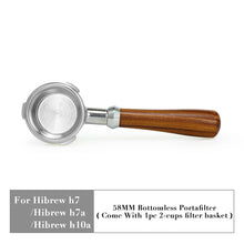 Load image into Gallery viewer, 58mm Bottomless Portafilter For Hibrew
