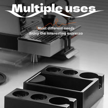 Load image into Gallery viewer, 51-58mm portafilter multi-function ABS Knock Box Fit tamping Station
