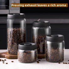 Load image into Gallery viewer, Multi Capacity Manual Vacuum Coffee Bean Storage Sealed Jar
